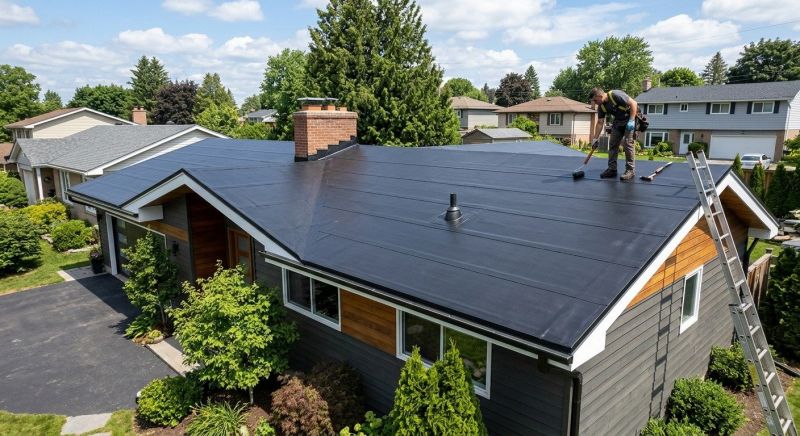 Rubber Roof Installation in Naperville, IL