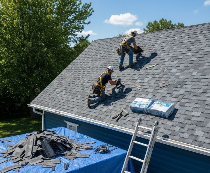 Asphalt Roof Replacement in Fredericksburg, VA